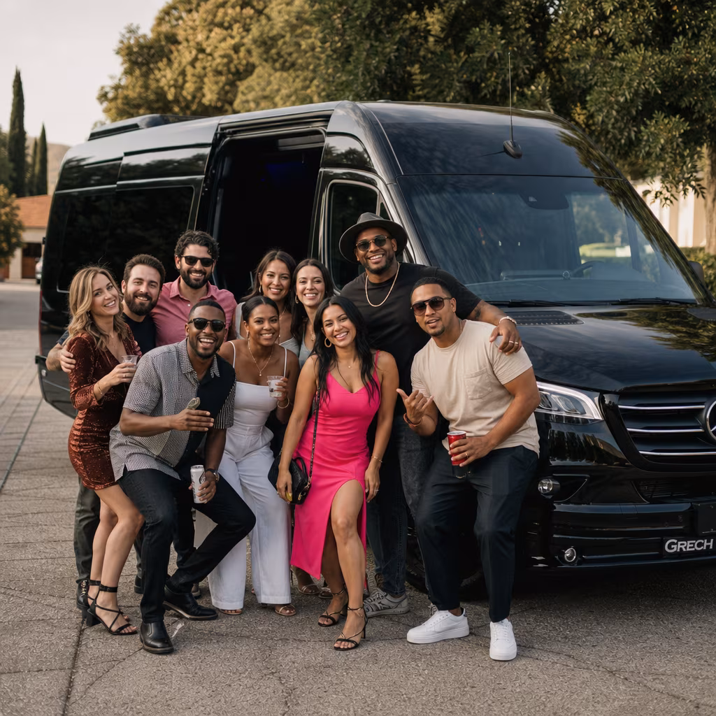 Birthday party bus