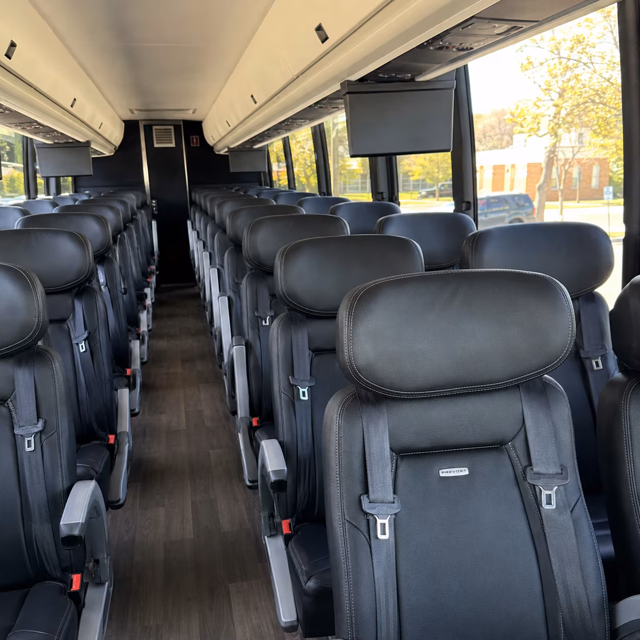 Cleveland Airport Shuttle & Transportation party bus exterior