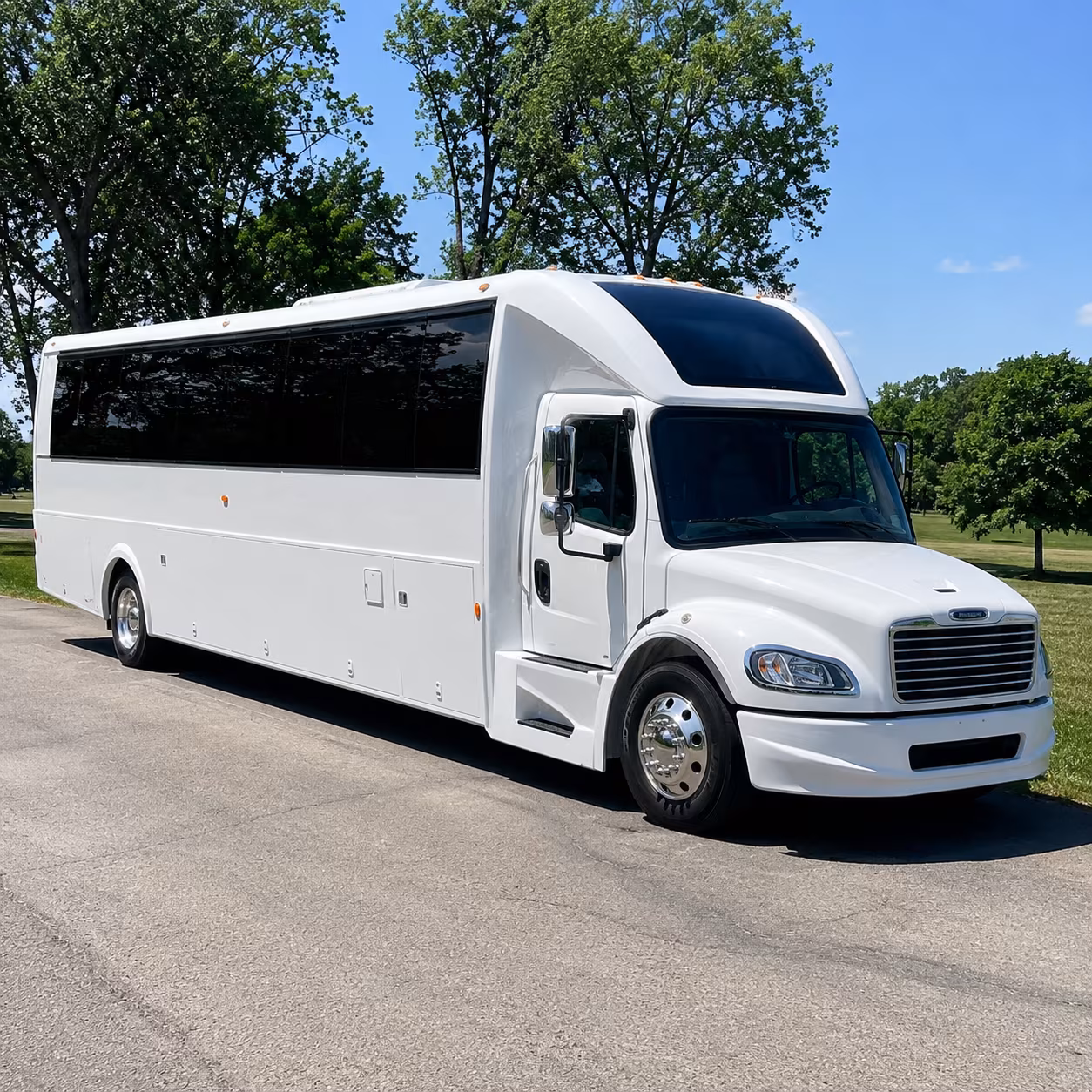 Cleveland Concert & Music Festival Transportation party bus exterior