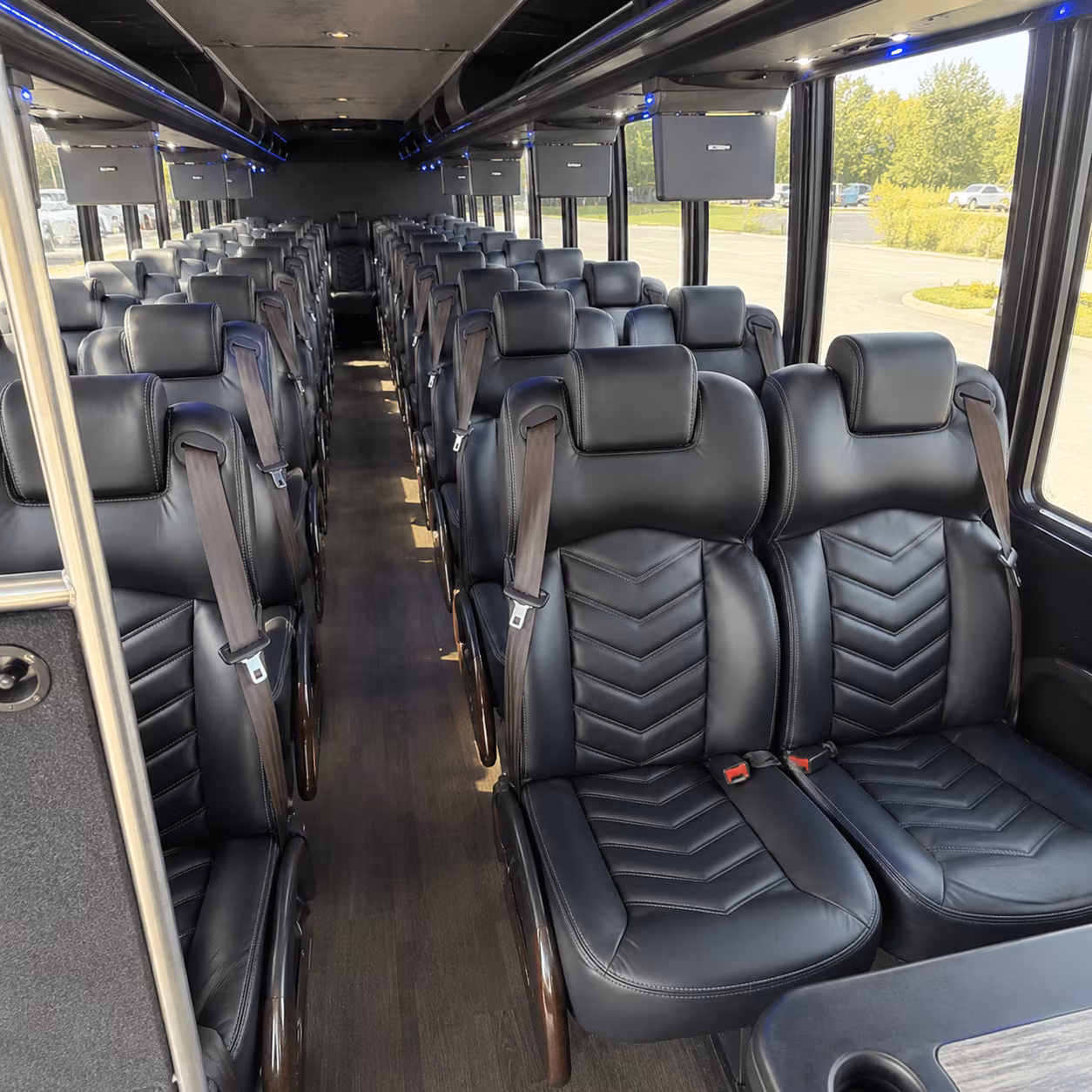 Cleveland Corporate Transportation party bus exterior