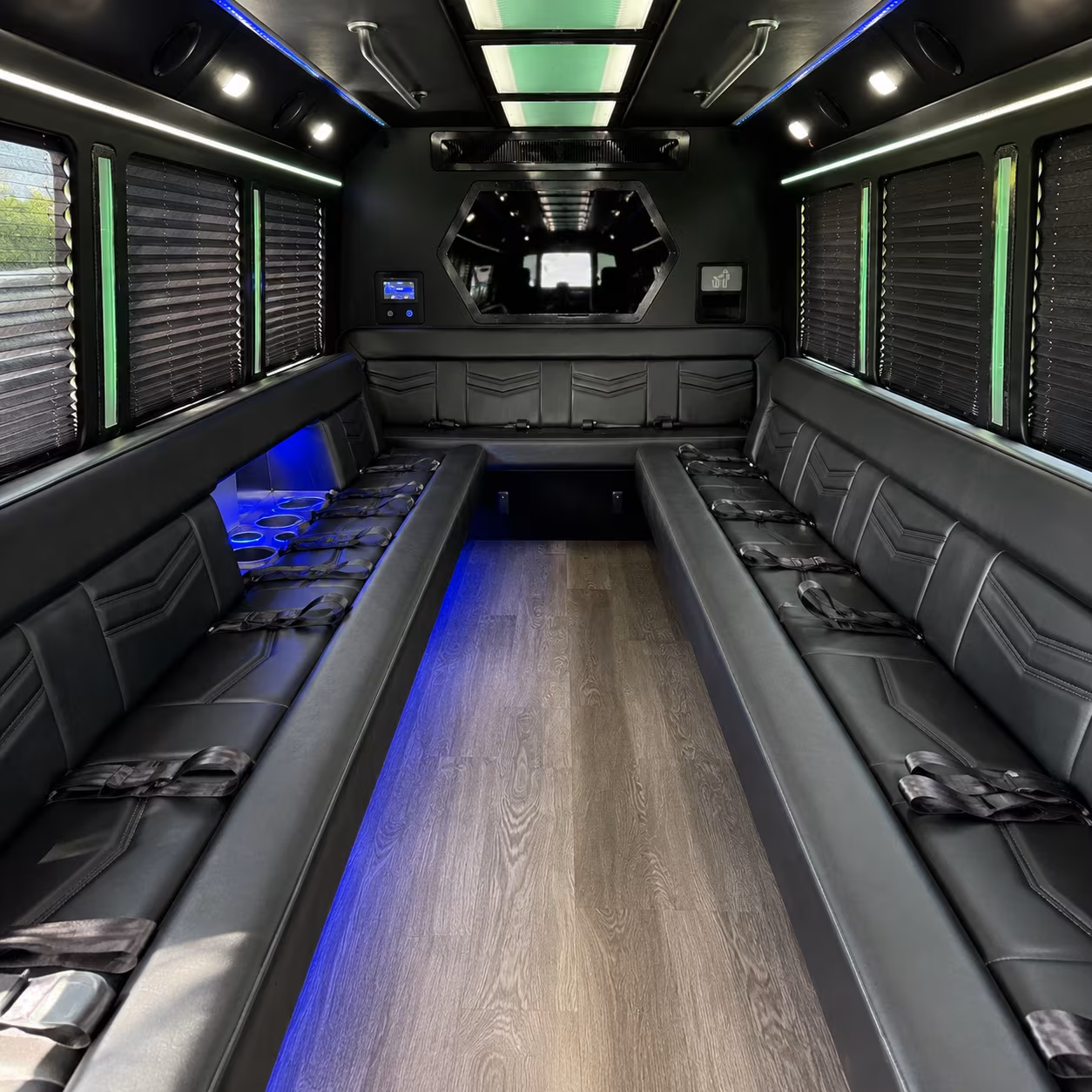 Cleveland Private Event Transportation party bus exterior