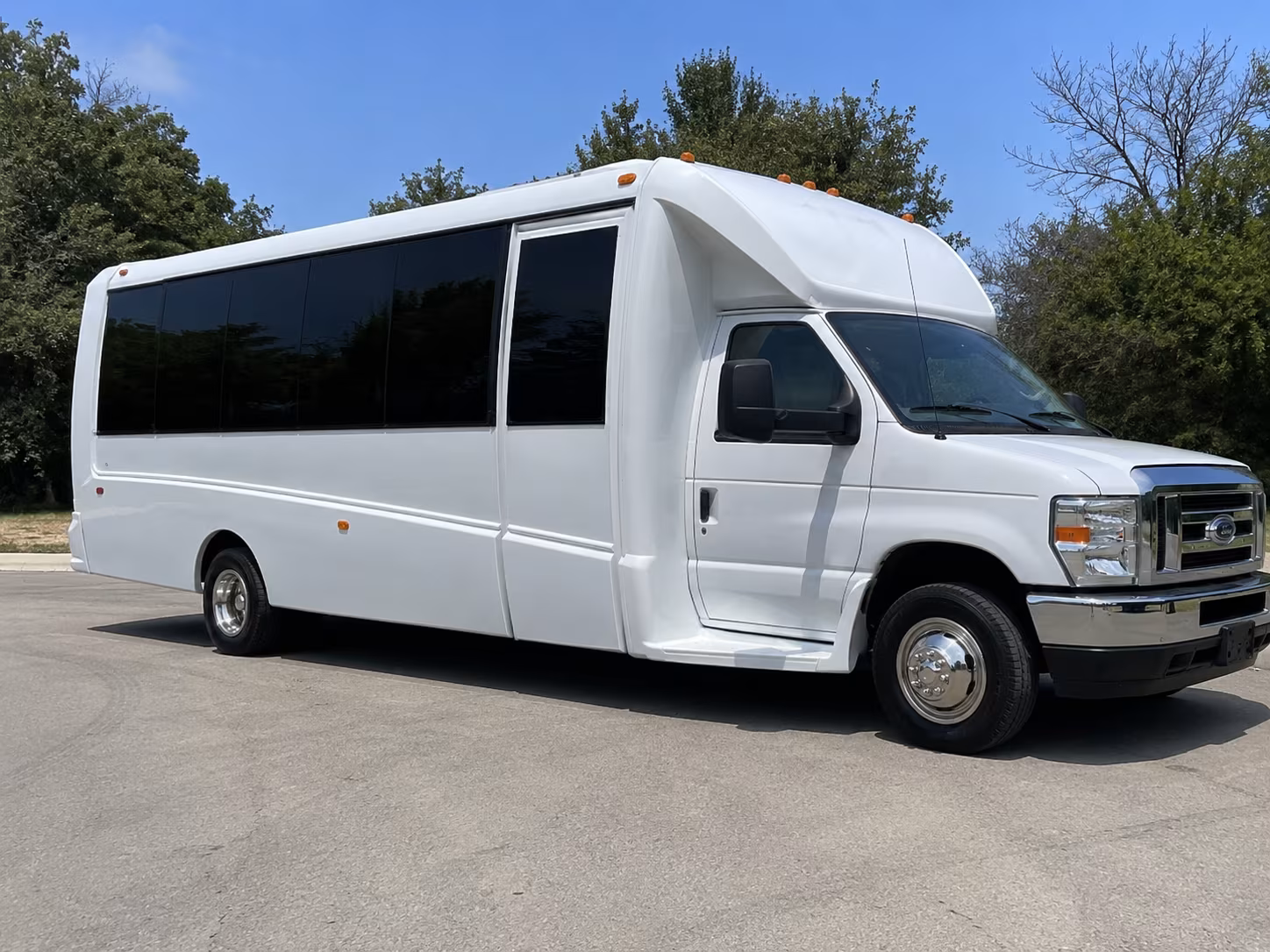 Cleveland Private Event Transportation party bus exterior