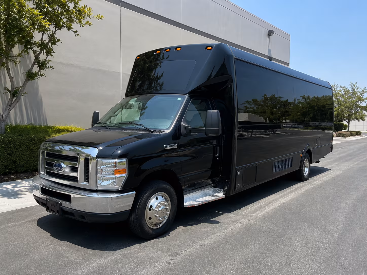 Cleveland Sporting Event Transportation party bus exterior