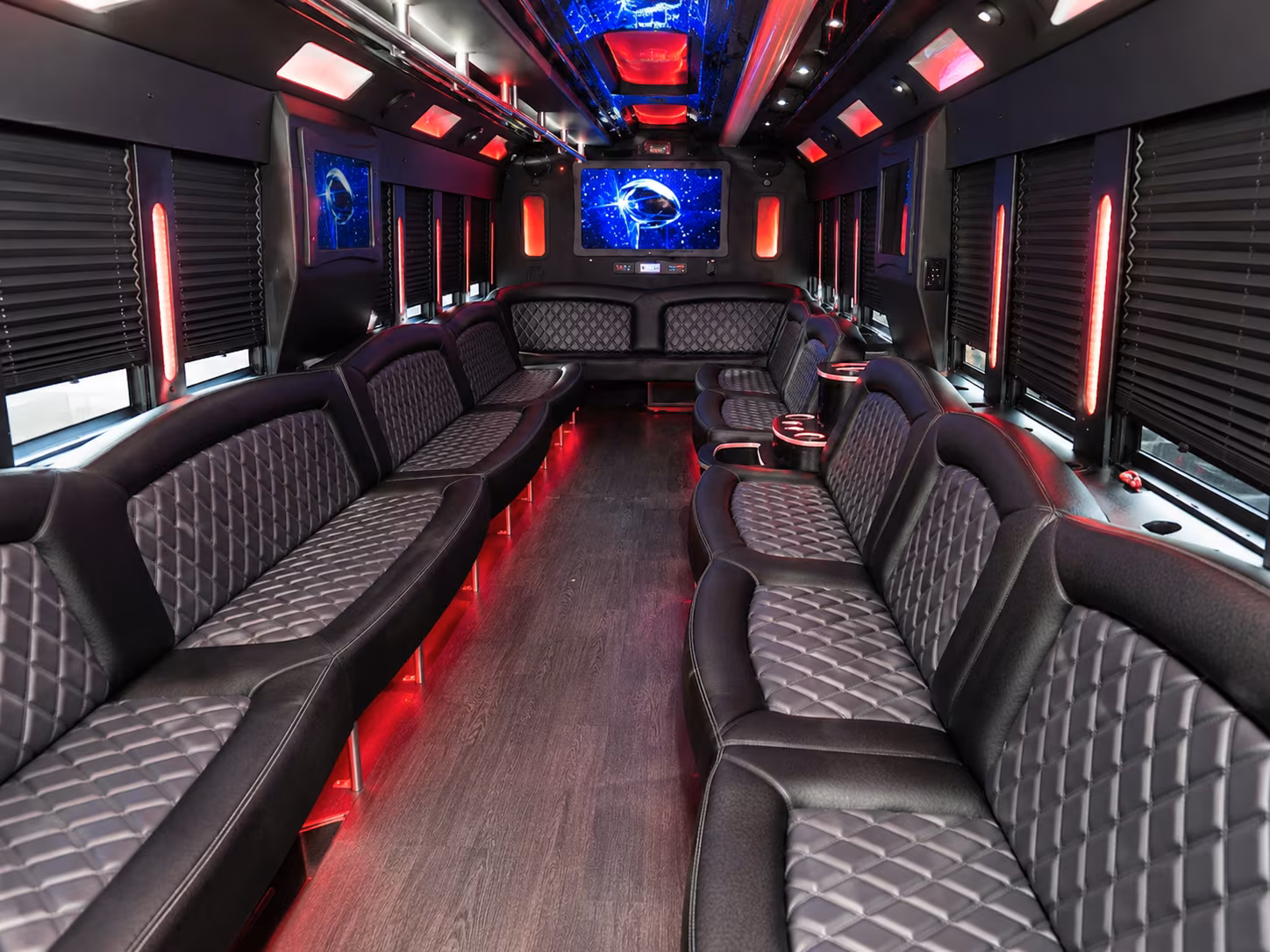 Cleveland Wedding Transportation party bus exterior