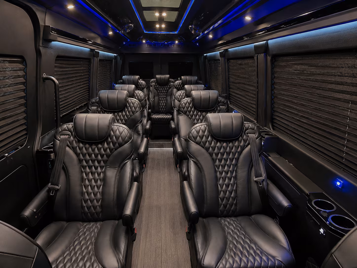 Sprinter Van Rental with Driver Interior